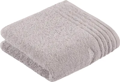 Produktbild von Vossen - Frottier Handtuch in verschiedenen Größen und Farben, Vienna Style Supersoft (9600/2282) , Größe: Handtuch (50x100 cm), Farbe:Light Grey (721) - 1 Stück