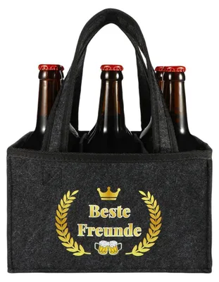 Image de Sac isotherme pour bouteilles de bière, cadeau pour amis, anniversaire, Noël