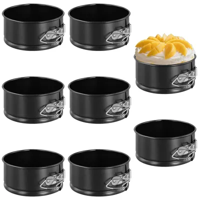 Produktbild von Set aus 8 kleinen Springformen für Kuchen