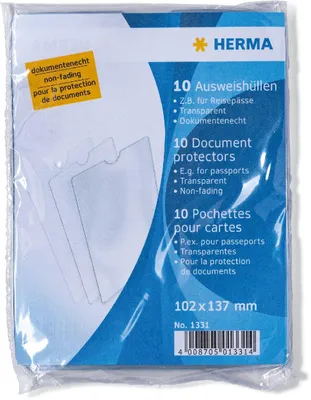 Immagine prodotto di HERMA 1331 Portapassaporti 102x137 mm Trasparente