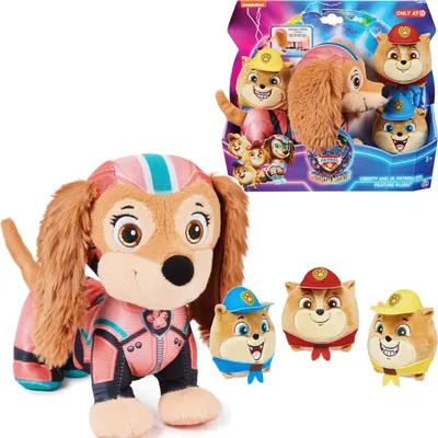 Produktbild von PAW Patrol Der Mighty Kinofilm - Liberty und 3 Junior Patroller, Kuscheltier