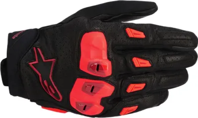 Produktbild von Alpinestars Sp X 7 perforierte Motorrad Handschuhe, schwarz/neon-rot, M