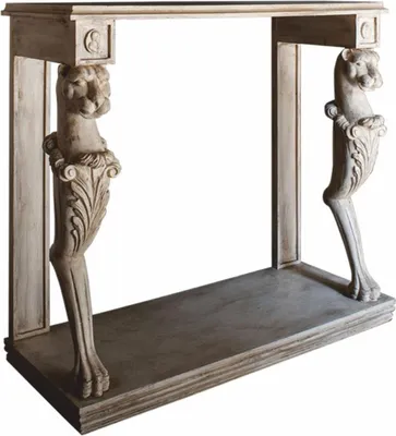 Produktbild von Casa Padrino Luxus Barock Konsole Antik Weiß 104 cm - Barock Möbel -  Italy