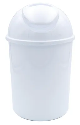 Produktbild von Ridder Kosmetikeimer, Abfalleimer mit Schwingdeckel Eco 5 L  weiß 2011601