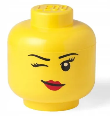 Produktbild von LEGO Storage Head (size S) – winking girl, eye