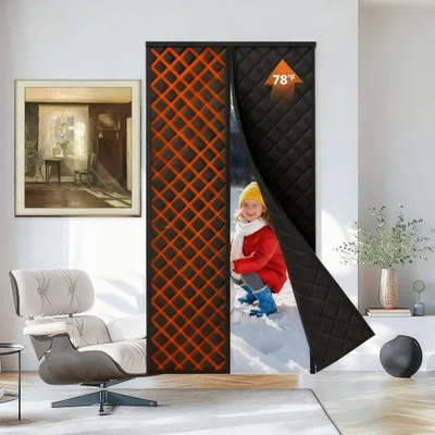 Immagine prodotto di Tenda magnetica per porta isolante termicamente e fonoassorbente