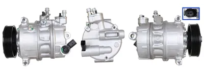 Produktbild von LUCAS ACP01257 Klimaanlage Klimakompressor PAG 46 YF R134a R1234yf für VW SHARAN (7N1, 7N2) Multivan VI (SGF, SGM, SGN) Transporter VI Bus für SEAT