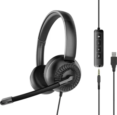 Obrázok produktu pre Speedlink Office Headset METIS, USB, Stereo, schwarz retail