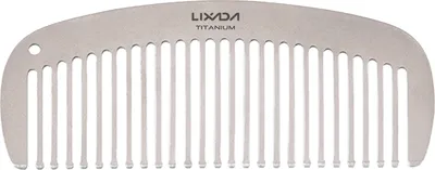 Produktbild von Lixada Titanium Comb Antistatischer Haarkamm Taschenkamm