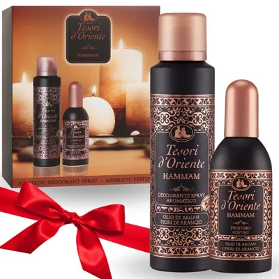 Produktbild von Tesori d'Oriente Hammam Geschenkset, Eau de Toilette + Deodorant