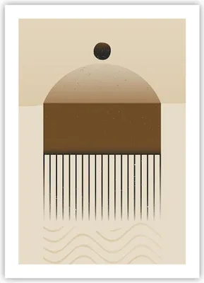 Produktbild von Poster - Poster ohne Rahmen - Abstraktion Geometrisch Boho - 50x70 cm - Wand Bild - Wanddeko - Wandbilder - Kunstposter - Wandposter - Bilder - Kunstdruck - Wanddekoration - Wandbild - P2XPA50x70-4826