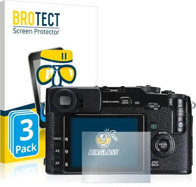 Produktbild von 3x BROTECT Schutzglas für Fujifilm X-Pro1 Schutzfolie Panzer Folie Glas Display Schutz klar