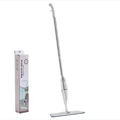 Produktbild von Sprühmopp, Spraymopp, Wischmopp mit Sprühfunktion Trocken-und Nasswischer Bodenwischer mit 300ml Wassertank, Bodenreiniger Mikrofaser und 3 Wischpads