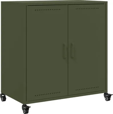 Zdjęcie produktu dla Szafka, oliwkowa, 68x39x72 cm, stal