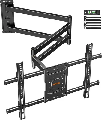 Image de Support mural pour télévision avec bras articulé extra-long de 1016 mm
