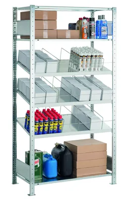 Produktbild von Kombibodenregal 2000x1000x500 mm - mit Trennbügel, Grundregal