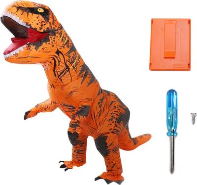 Immagine prodotto di Gonfiabile dinosauro costume t Rex per cosplay feste matrimoni Pasqua festa di Natale