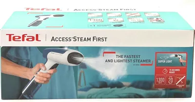 Produktbild von Tefal Dampfbürste DT6130 - Leistung: 1300 Watt - Farbe: Weiß/Blau
