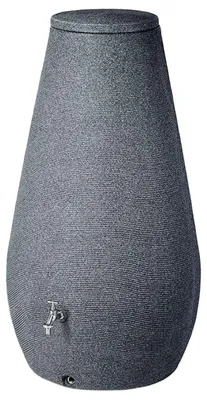 Image de Baril d'eau de pluie gris GOCCIA 410 litres