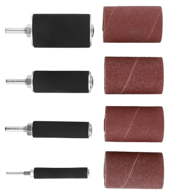Trommelschleif-Set, 20-teilig, mit Koffer, für Bohrmaschine