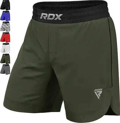 Produktbild von RDX MMA Shorts Sporthose Herren Kurz, Kampfsport Boxen Trainingshose Männer, Kickboxen Muay Thai Boxing Grappling Boxhose Sparring, Freefight Martial Arts Kampfshorts Fitness Laufhose Jogginghose