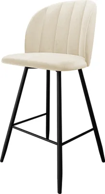 Produktbild von MIRJAN24 Barhocker SH2, Polsterhocker, Barstühle, Beine aus Metall, 56x52x107 cm (Farbe: Magic Velvet 2250)