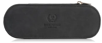 Produktbild von Leder Brillenetui Federmäppchen schwarz vintage Paolo Peruzzi T-82-HBL