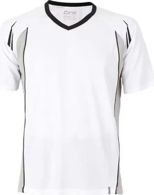 Produktbild von CONA SPORTS CS06 | Club Tech Sport T-Shirt + - - Farbe: White/Black - Größe: L