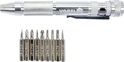 Produktbild von Schraubendrehersatz Mit Bits, 10-Teilig 64400 Vorel