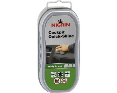 Produktbild von NIGRIN Cockpit-Glanz Silikonschwamm, schnelle und einfache Pflege, bringt frisch