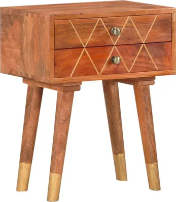 Obrázek produktu pro Noční stolek 43 x 30 x 58 cm masivní mangovníkové dřevo
