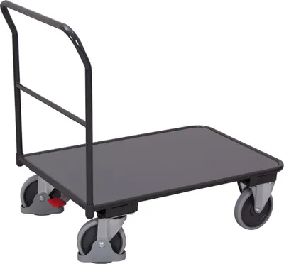 Produktbild von VARIOfit Schiebebügelwagen 850x500mm 400kg Traglast Anthrazitgrau RAL 7016