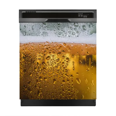 Produktbild von Aufkleber sticker 60x60 cm Dekorative folie Spülmaschine - Glas Bier