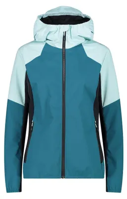 Produktbild von CMP Damen Jacke Jacket Hybrid FIX Hood Türkis 38
