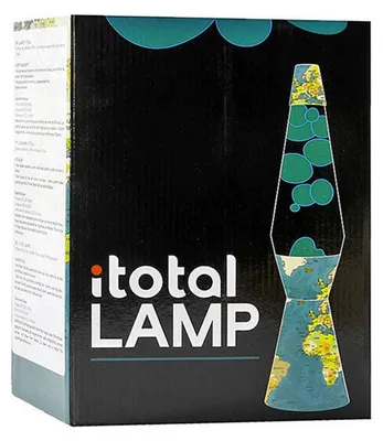 Zdjęcie produktu dla Lampa lawowa Mapa świata, 40 cm