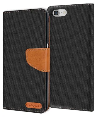 Obrázek produktu pro Pouzdro na mobilní telefon iPhone 7 / iPhone 8 pouzdro Wallet Flip Case Ochranný kryt Fabric Cover