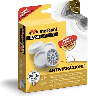 Produktbild von Meliconi 656102 Waschmaschinenteil & Zubehör Füße 4 Stück(e)
