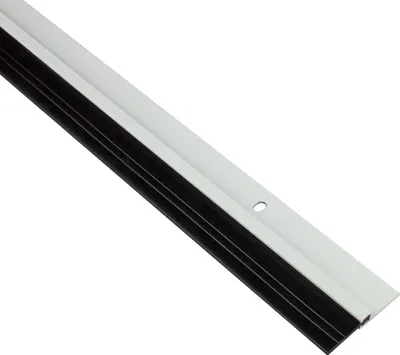 Produktbild von ALU Türbodendichtung Bürstendichtung Gummidichtung Dichtungsbürste Türdichtung Weiss Gummi