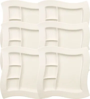 Produktbild von Villeroy & Boch New Wave Grill Plate 27 x 27 cm Set6