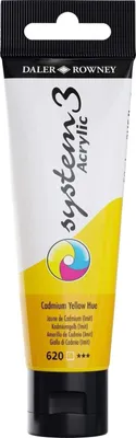 Image de Daler Rowney System3 Peinture acrylique Cadmium Yellow Hue 59 ml 1 pièce