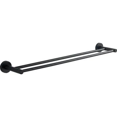 Produktbild von Mexen Remo Doppelhandtuchhalter, Schwarz - 7050725-70