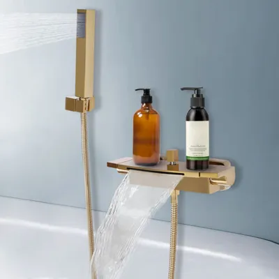 Obrázek produktu pro Sada koupelnových baterií Mosazná sprchová baterie Vanové baterie Sprcha Ruční sprcha pro vany