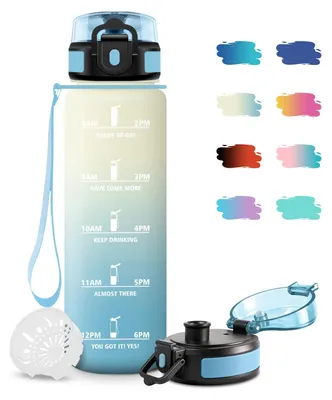 Immagine prodotto di Borraccia da 1 litro JAPORIA, borraccia sportiva per acqua, senza BPA, a prova di perdite, con filtro