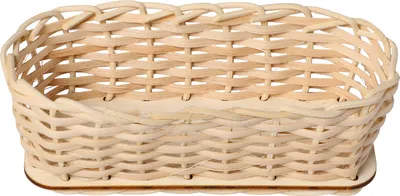 Produktbild von VBS Bastelset Peddigrohr Taschentuchkorb 17.5x7.5x7.5 cm DIY Flechtkorb Set