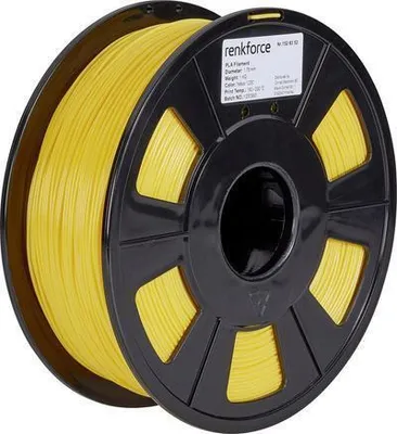 Immagine prodotto di Renkforce RF-4511202 3D-Druckmaterial Polyacticsäure (PLA) Gelb 1 kg (RF-4511202)