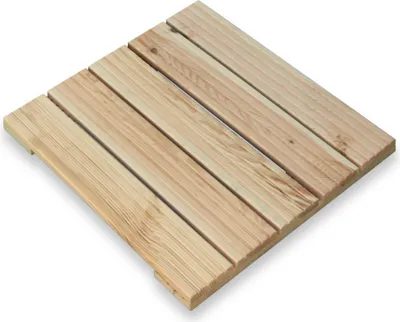 Produktbild von holz4home® Terrassendielen Kiefernholz 47,5x47,5cm I Witterungsbeständiges Holz I Schnelle Trocknungseigenschaften I Besonders rutschfeste Oberfläche
