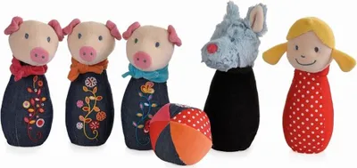Produktbild von Egmont Toys Bowlingset Wolf 18 cm