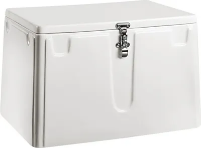 Immagine prodotto di Coperchio serbatoio in fibra di vetro, bianco, con serratura, 59×43×37 cm Osculati 48.295.01