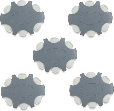 Produktbild von JB White 30 Stück ProWax Cerumenfilter für Hörgeräte geeignet für Oticon- und Bernafon-Lautsprecher, 5x Spender-Disk mit 6 Werkzeugen und 6 Filtern, grau