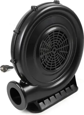 Produktbild von Gebläse/Lüfter für Hüpfburg und aufblasbare Spielzeuge - F-64 Radialgebläse - 220 V - 250 W - Hochdruck - Dauerbetrieb - Schwarz